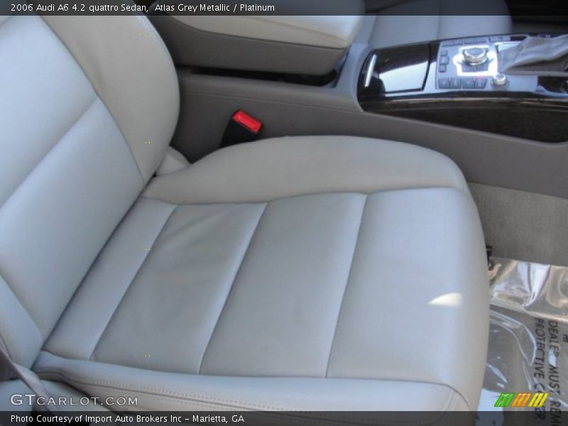 Atlas Grey Metallic / Platinum 2006 Audi A6 4.2 quattro Sedan