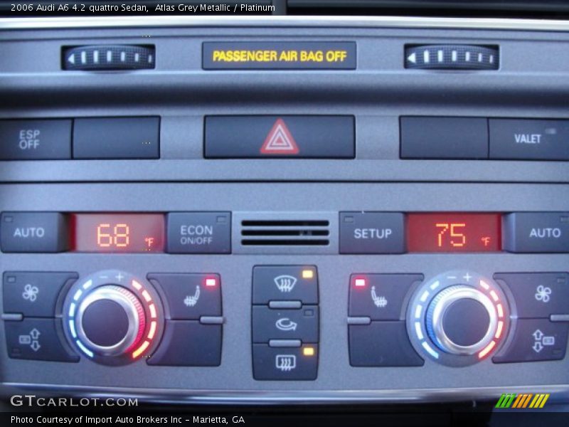 Controls of 2006 A6 4.2 quattro Sedan