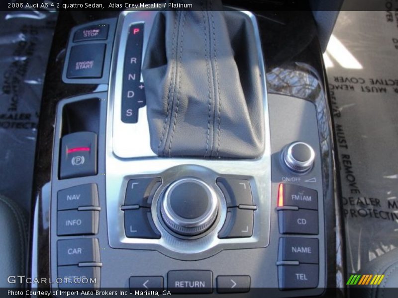 Atlas Grey Metallic / Platinum 2006 Audi A6 4.2 quattro Sedan