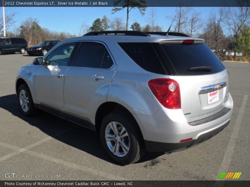 Silver Ice Metallic / Jet Black 2012 Chevrolet Equinox LT