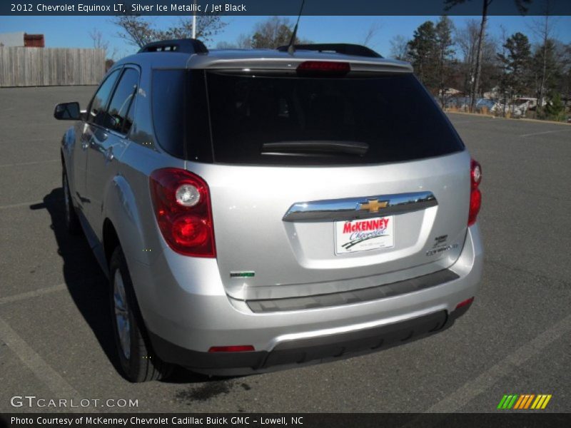 Silver Ice Metallic / Jet Black 2012 Chevrolet Equinox LT