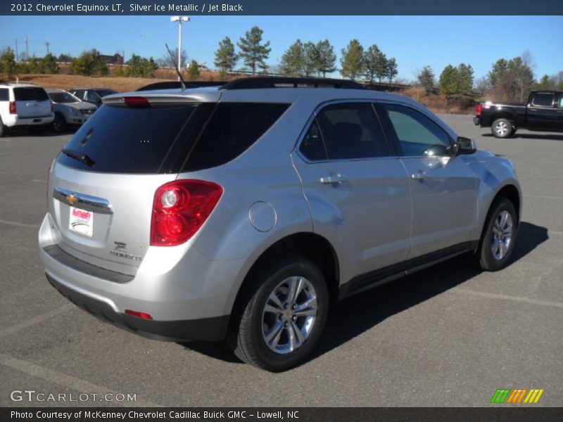 Silver Ice Metallic / Jet Black 2012 Chevrolet Equinox LT