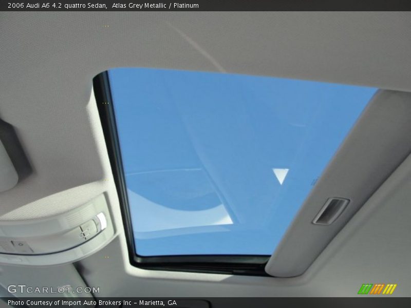 Atlas Grey Metallic / Platinum 2006 Audi A6 4.2 quattro Sedan