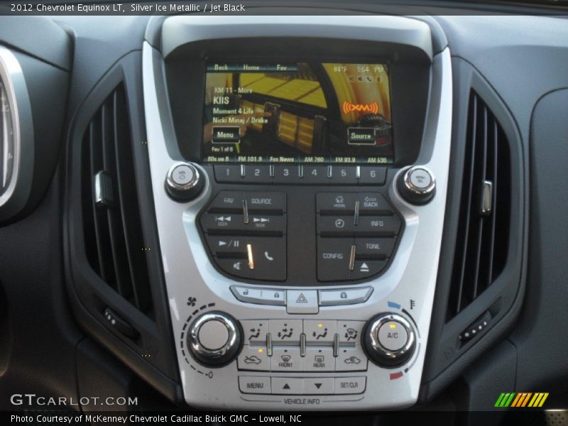 Silver Ice Metallic / Jet Black 2012 Chevrolet Equinox LT