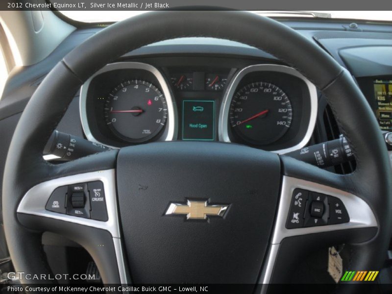 Silver Ice Metallic / Jet Black 2012 Chevrolet Equinox LT