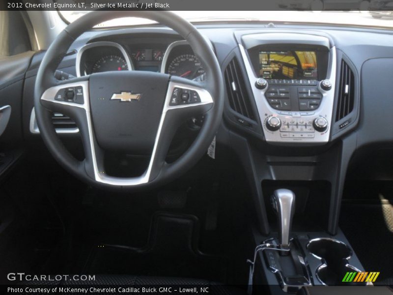 Silver Ice Metallic / Jet Black 2012 Chevrolet Equinox LT