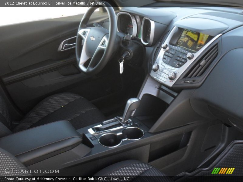 Silver Ice Metallic / Jet Black 2012 Chevrolet Equinox LT