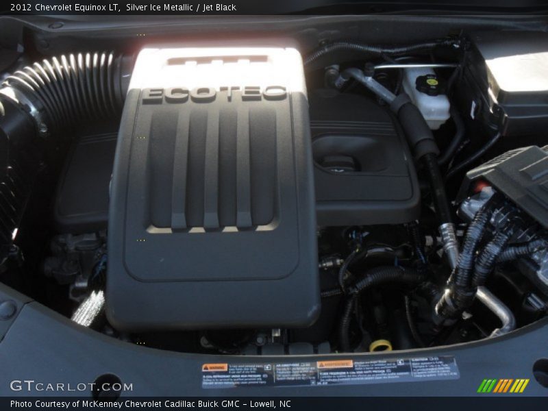 Silver Ice Metallic / Jet Black 2012 Chevrolet Equinox LT