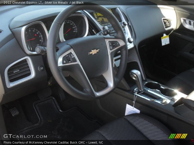 Silver Ice Metallic / Jet Black 2012 Chevrolet Equinox LT