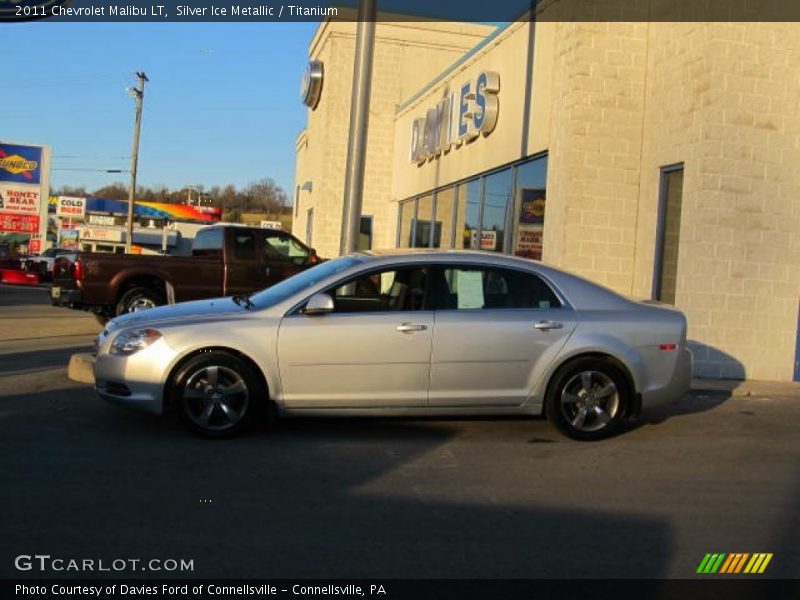 Silver Ice Metallic / Titanium 2011 Chevrolet Malibu LT