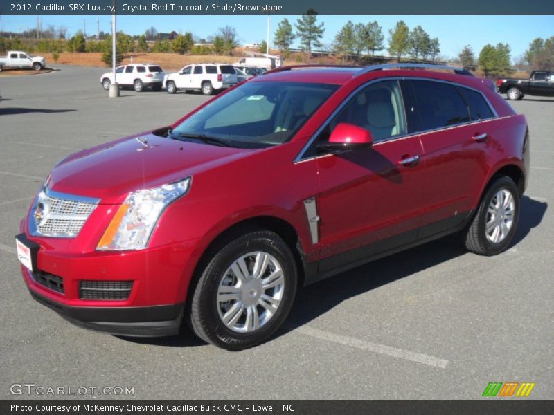Crystal Red Tintcoat / Shale/Brownstone 2012 Cadillac SRX Luxury