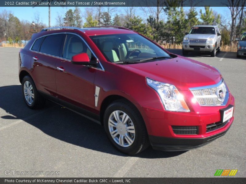 Crystal Red Tintcoat / Shale/Brownstone 2012 Cadillac SRX Luxury