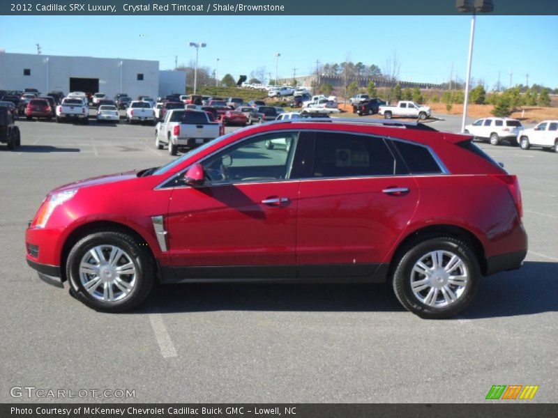 Crystal Red Tintcoat / Shale/Brownstone 2012 Cadillac SRX Luxury