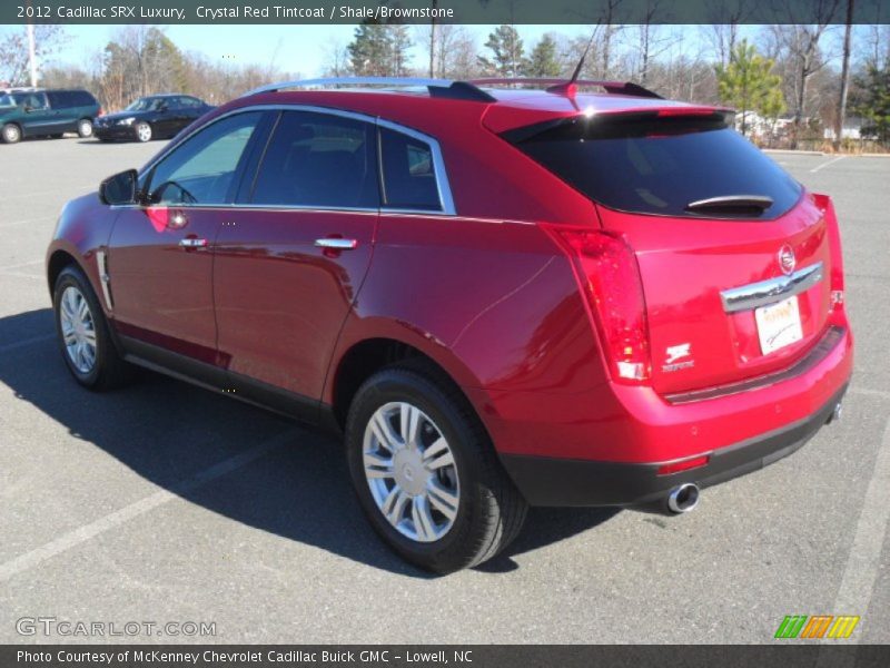 Crystal Red Tintcoat / Shale/Brownstone 2012 Cadillac SRX Luxury