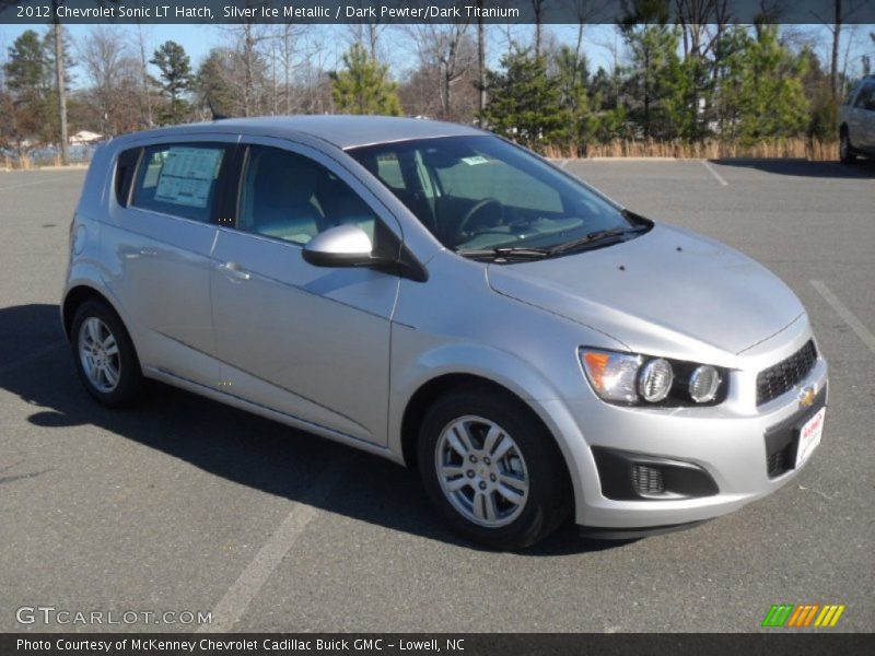 Silver Ice Metallic / Dark Pewter/Dark Titanium 2012 Chevrolet Sonic LT Hatch