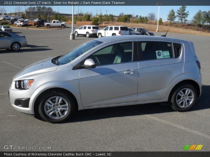 Silver Ice Metallic / Dark Pewter/Dark Titanium 2012 Chevrolet Sonic LT Hatch
