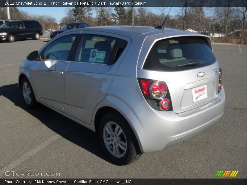 Silver Ice Metallic / Dark Pewter/Dark Titanium 2012 Chevrolet Sonic LT Hatch