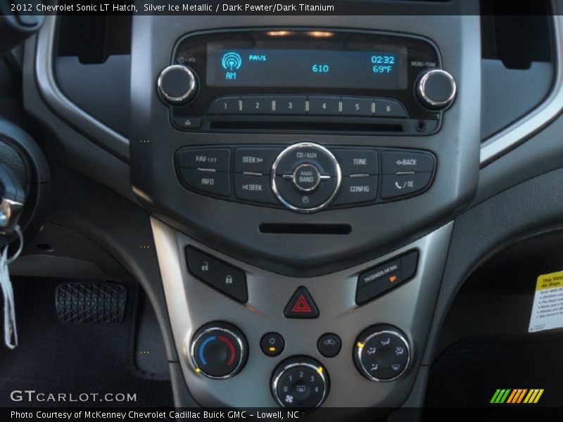 Silver Ice Metallic / Dark Pewter/Dark Titanium 2012 Chevrolet Sonic LT Hatch