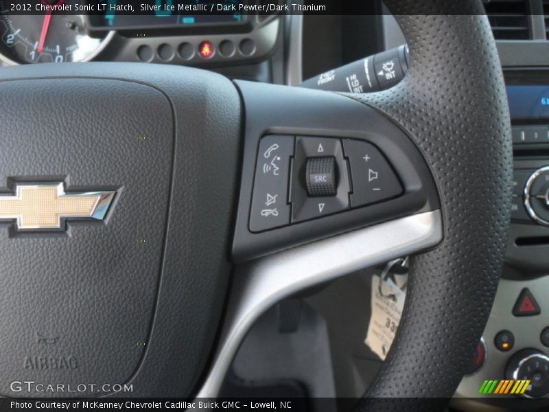 Silver Ice Metallic / Dark Pewter/Dark Titanium 2012 Chevrolet Sonic LT Hatch