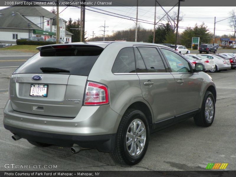 Vapor Silver Metallic / Charcoal 2008 Ford Edge Limited AWD