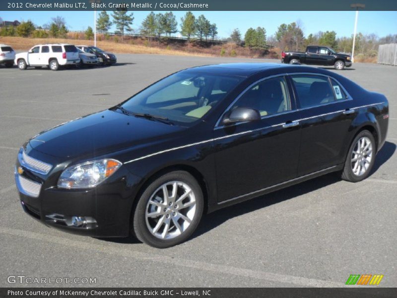 Black Granite Metallic / Cocoa/Cashmere 2012 Chevrolet Malibu LTZ