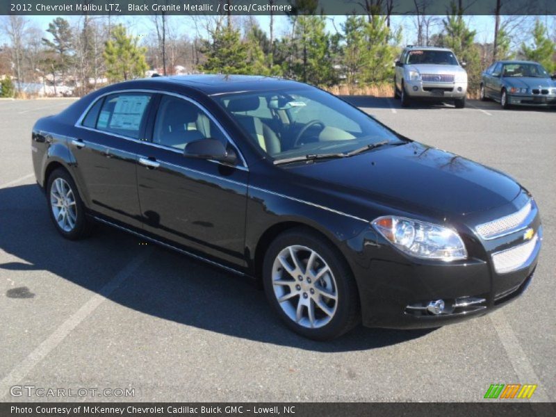 Black Granite Metallic / Cocoa/Cashmere 2012 Chevrolet Malibu LTZ