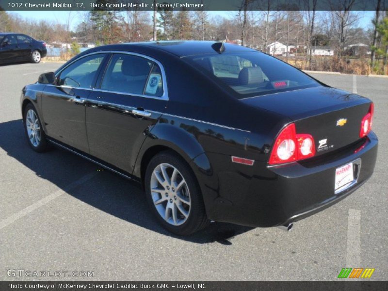 Black Granite Metallic / Cocoa/Cashmere 2012 Chevrolet Malibu LTZ