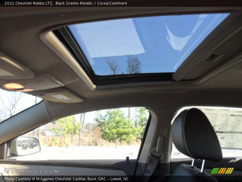 Black Granite Metallic / Cocoa/Cashmere 2012 Chevrolet Malibu LTZ