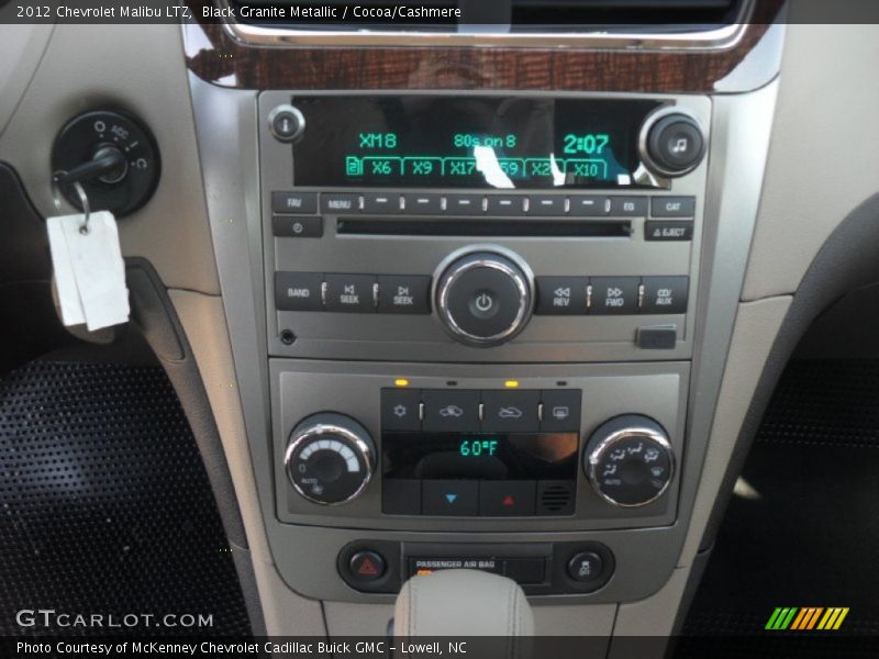 Black Granite Metallic / Cocoa/Cashmere 2012 Chevrolet Malibu LTZ