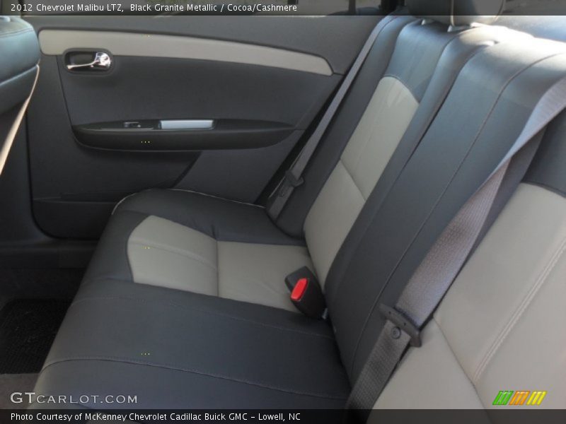 Black Granite Metallic / Cocoa/Cashmere 2012 Chevrolet Malibu LTZ
