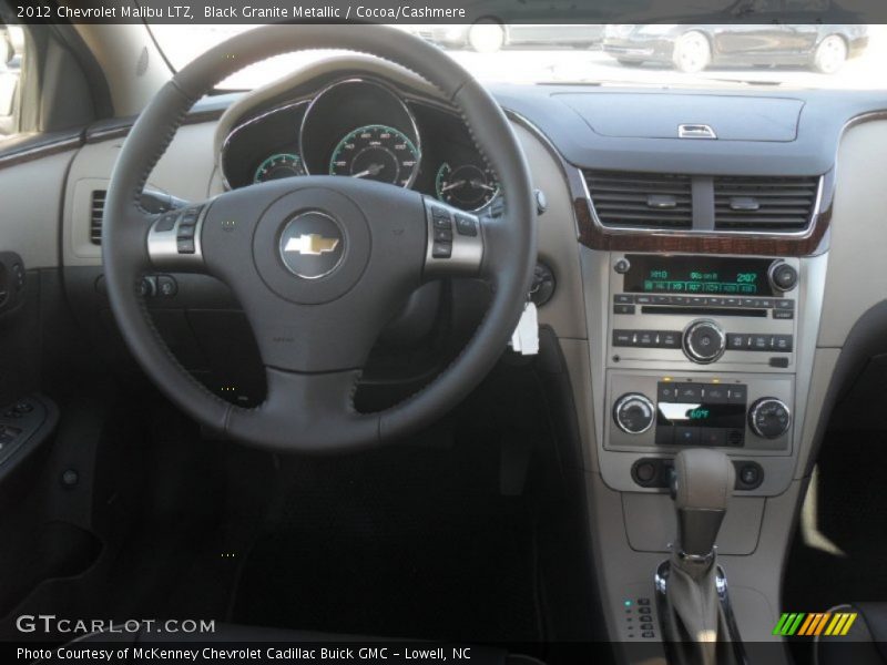 Black Granite Metallic / Cocoa/Cashmere 2012 Chevrolet Malibu LTZ