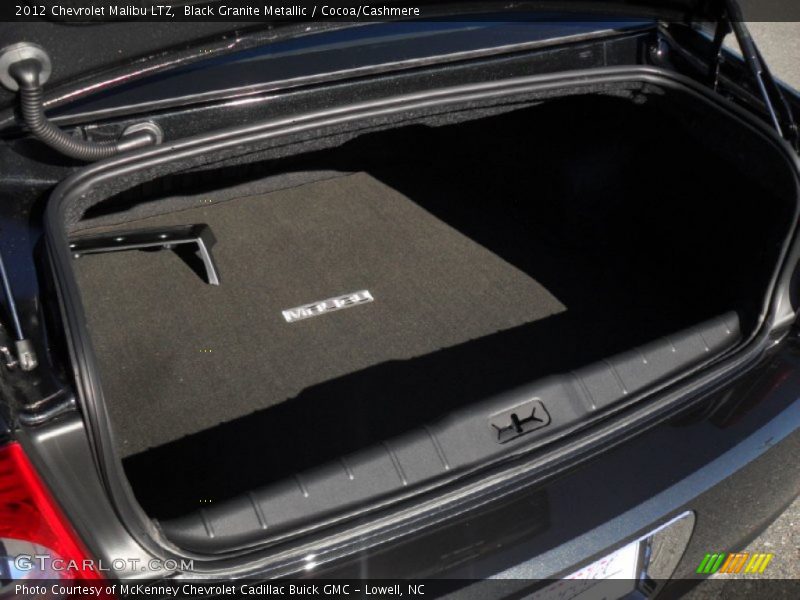 Black Granite Metallic / Cocoa/Cashmere 2012 Chevrolet Malibu LTZ