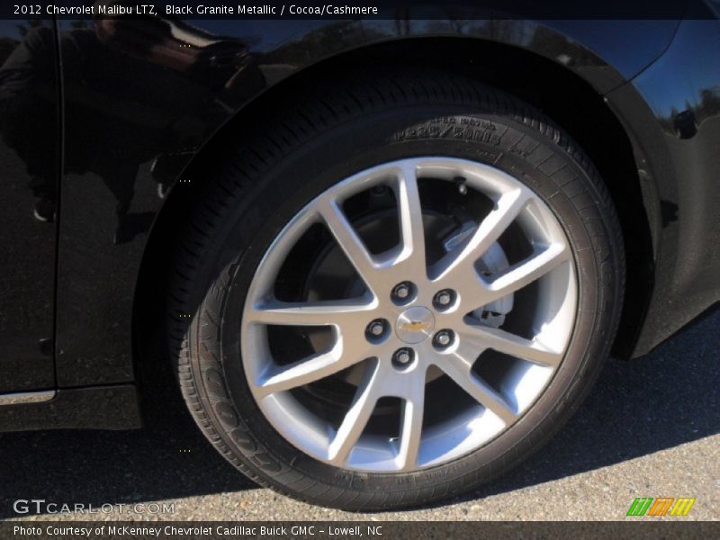 Black Granite Metallic / Cocoa/Cashmere 2012 Chevrolet Malibu LTZ
