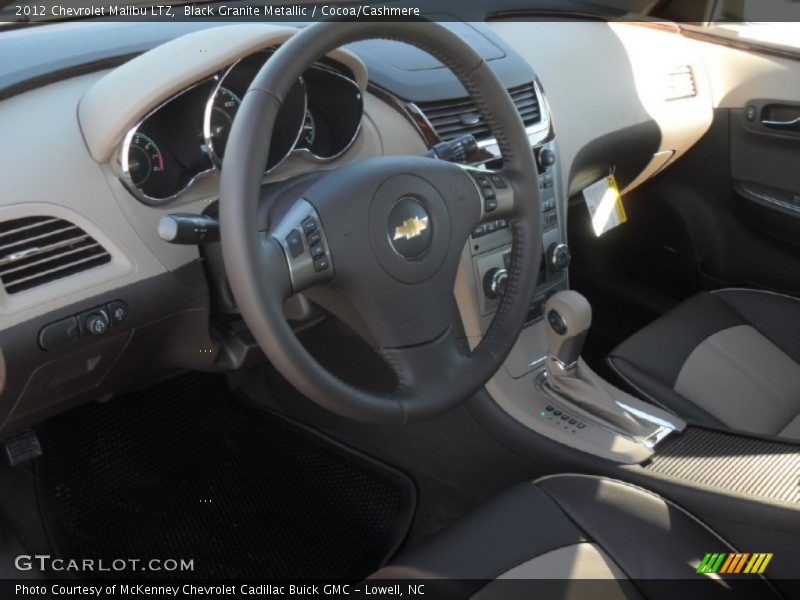 Black Granite Metallic / Cocoa/Cashmere 2012 Chevrolet Malibu LTZ