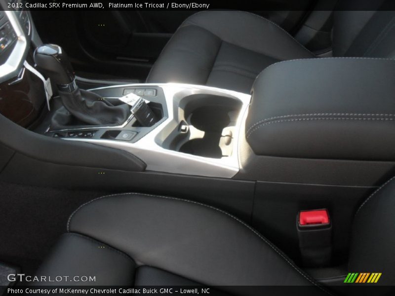 Platinum Ice Tricoat / Ebony/Ebony 2012 Cadillac SRX Premium AWD