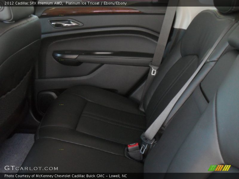 Platinum Ice Tricoat / Ebony/Ebony 2012 Cadillac SRX Premium AWD