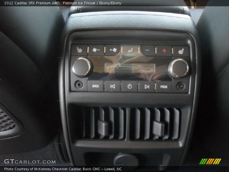 Platinum Ice Tricoat / Ebony/Ebony 2012 Cadillac SRX Premium AWD