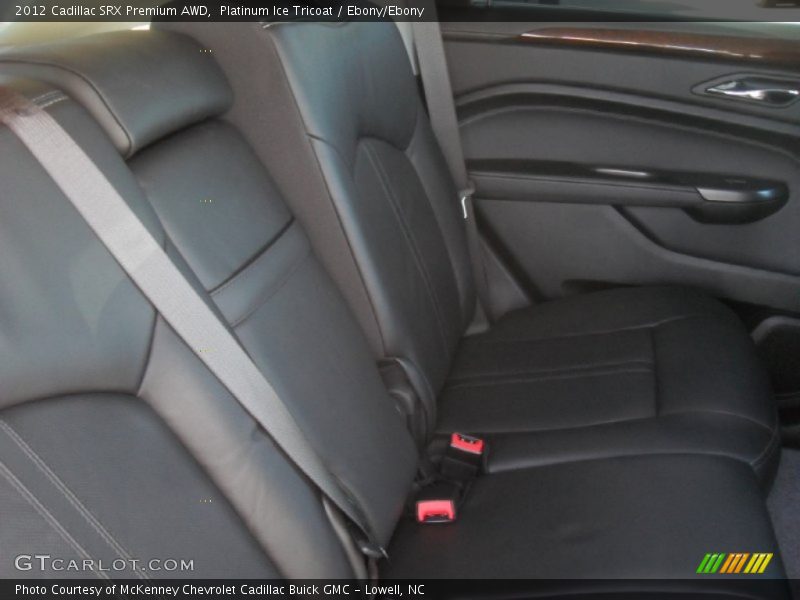Platinum Ice Tricoat / Ebony/Ebony 2012 Cadillac SRX Premium AWD