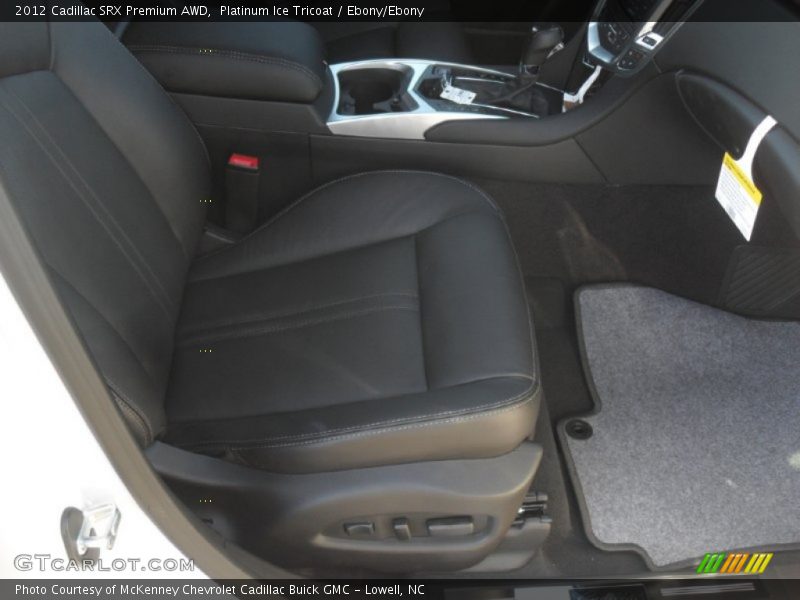 Platinum Ice Tricoat / Ebony/Ebony 2012 Cadillac SRX Premium AWD