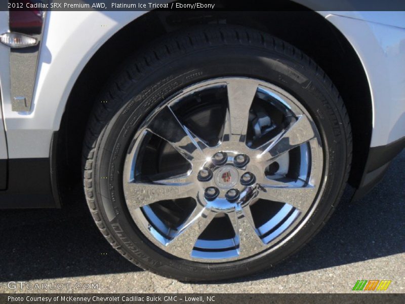 Platinum Ice Tricoat / Ebony/Ebony 2012 Cadillac SRX Premium AWD