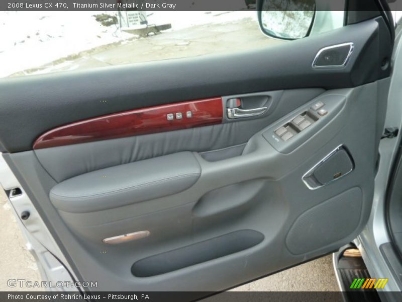 Titanium Silver Metallic / Dark Gray 2008 Lexus GX 470