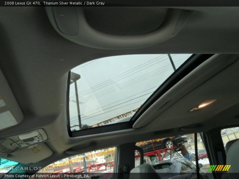 Titanium Silver Metallic / Dark Gray 2008 Lexus GX 470