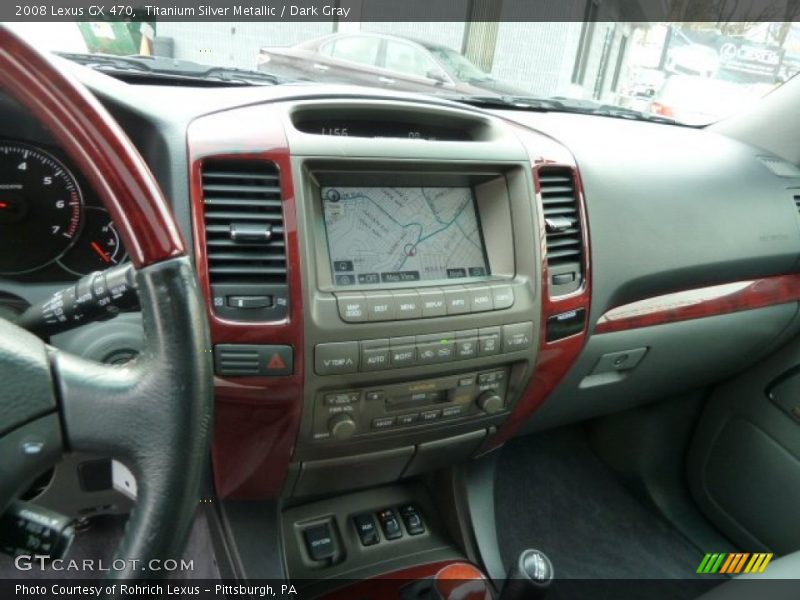 Titanium Silver Metallic / Dark Gray 2008 Lexus GX 470
