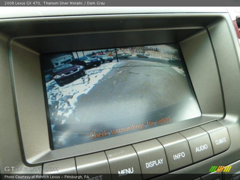 Titanium Silver Metallic / Dark Gray 2008 Lexus GX 470