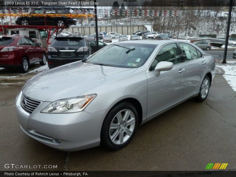 Tungsten Silver Pearl / Light Gray 2009 Lexus ES 350