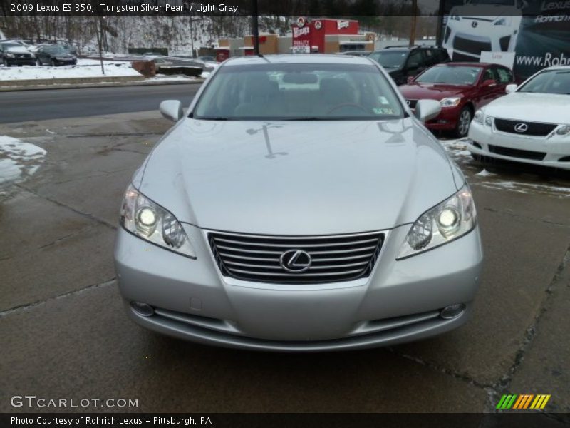 Tungsten Silver Pearl / Light Gray 2009 Lexus ES 350