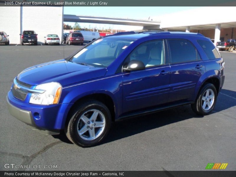 Laser Blue Metallic / Light Gray 2005 Chevrolet Equinox LT
