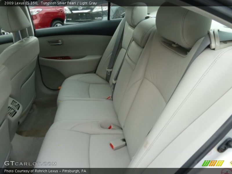 Tungsten Silver Pearl / Light Gray 2009 Lexus ES 350
