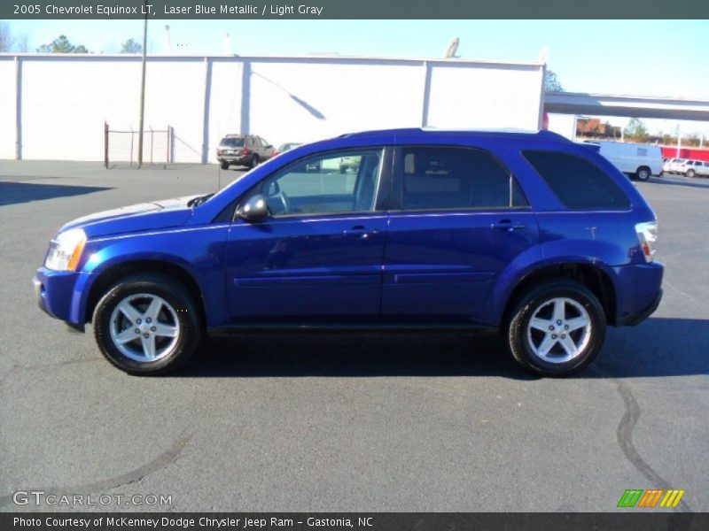 Laser Blue Metallic / Light Gray 2005 Chevrolet Equinox LT
