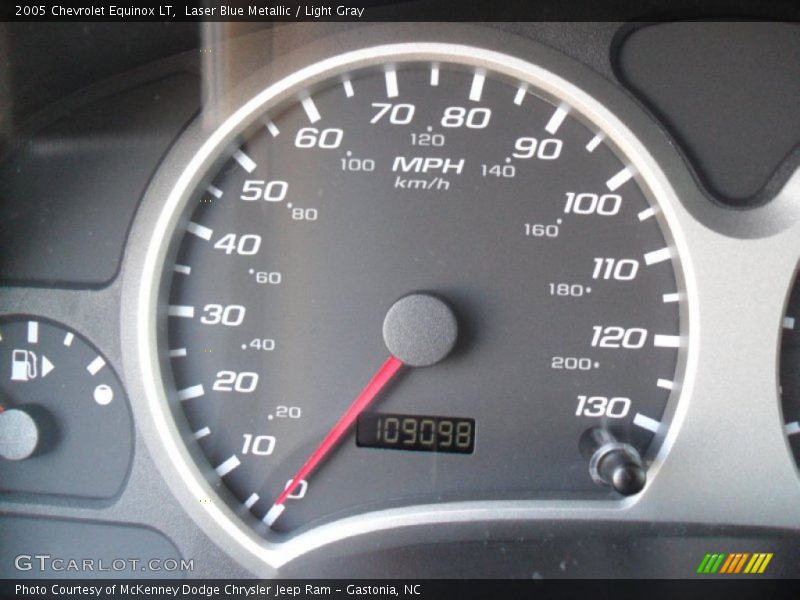 Laser Blue Metallic / Light Gray 2005 Chevrolet Equinox LT